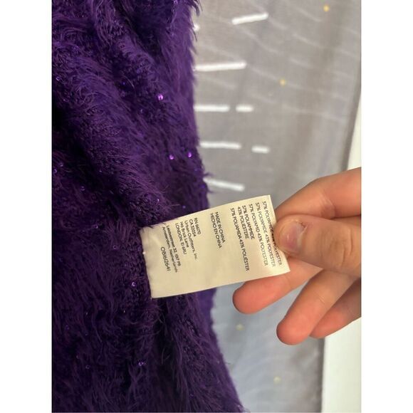 NWT Purple Free People Mina Cardi - Picture 6 of 8